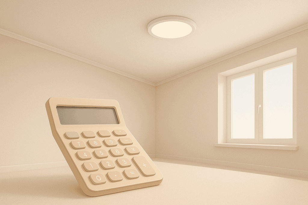 Цена натяжного потолка в 2025 году – примеры расчётов