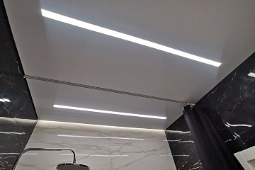 Освещение будущего: световые линии на натяжных потолках