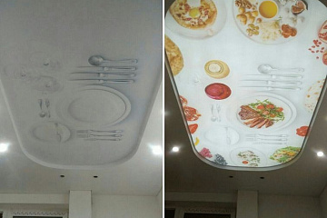 Натяжные потолки Double Vision