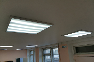 Инновационные решения для офисных интерьеров: натяжной потолок