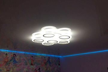 Дизайн натяжных потолков