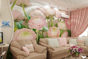 Натяжные стены